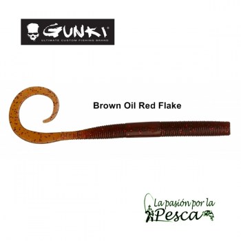 CEEL WORM 100 BROWN OIL RED FLAKE8